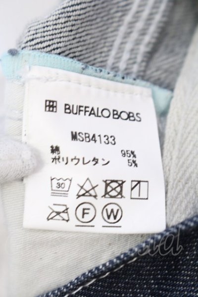 画像3: BUFFALO BOBS / HOUSTON-KARAKORUM（ヒューストン カラコルム）タイトストレッチデニムパンツ 1 ネイビー（インディゴ） O-25-06-03-018-BU-pa-YM-OS