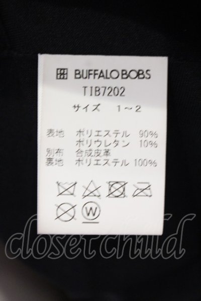 画像3: BUFFALO BOBS / COZZA-LEATHER LOOK(コッザ レザールック)イタリアンカラージャケット 1-2 ブラック O-25-06-03-002-BU-ja-YM-OS