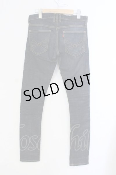 画像2: Roen / サイドラインレオパードスキニーデニムパンツ 28 インディゴ O-25-06-03-020-Ro-pa-YM-OS (2)