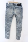 画像2: VANQUISH / ソリッドウォッシュクロップドストレッチスキニーデニムパンツ 28 ライトインディゴ O-25-06-03-021-VA-pa-YM-OS (2)