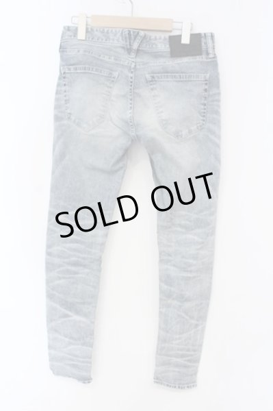 画像2: VANQUISH / ソリッドウォッシュクロップドストレッチスキニーデニムパンツ 28 ライトインディゴ O-25-06-03-021-VA-pa-YM-ZT332 (2)