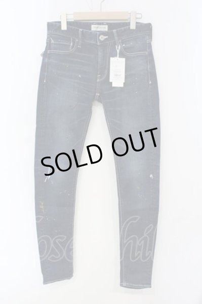 画像1: VANQUISH / ペインティングパワーストレッチスキニーデニムパンツ 28 ダークインディゴ O-25-06-03-022-VA-pa-YM-ZT331 (1)