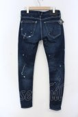 画像2: VANQUISH / ペインティングパワーストレッチスキニーデニムパンツ 28 ダークインディゴ O-25-06-03-022-VA-pa-YM-OS (2)
