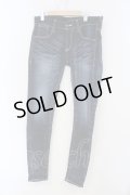 Black by VANQUISH / スーパーストレッチスキニーデニムパンツ 32 インディゴ O-25-06-03-023-Bl-pa-YM-ZT331