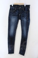 Black by VANQUISH / スーパーストレッチスキニーデニムパンツ 32 インディゴ O-25-06-03-023-Bl-pa-YM-ZT0606