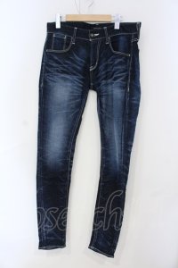 Black by VANQUISH / スーパーストレッチスキニーデニムパンツ 32 インディゴ O-25-06-03-023-Bl-pa-YM-OS