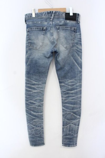 画像2: VANQUISH / ホワールパワーストレッチニードルスキニーデニムパンツ 30 ライトインディゴ O-25-06-03-025-VA-pa-YM-ZT331 (2)