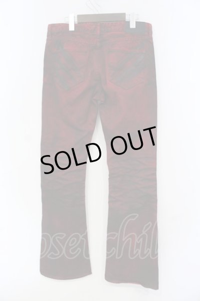 画像2: FUGA / Area Of Bloodカツラギパンツ 46 レッド O-25-06-03-026-FU-pa-YM-OS (2)