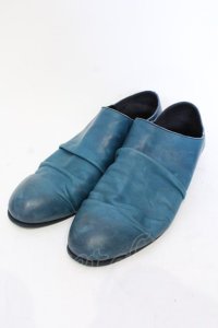 TORNADO MART / ドレープスリッポンシューズ S（25.5cm） ブルー O-25-06-03-028-TO-sho-YM-OS