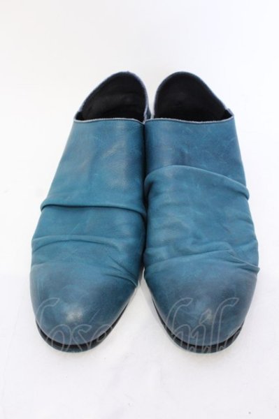 画像2: TORNADO MART / ドレープスリッポンシューズ S（25.5cm） ブルー O-25-06-03-028-TO-sho-YM-ZT-S006 (2)