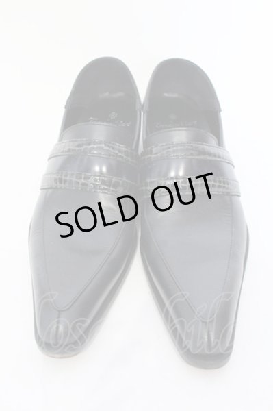 画像2: TORNADO MART / ガウスバンドローファーシューズ S ブラックｘネイビー O-25-06-03-030-TO-sho-YM-ZT-S003 (2)