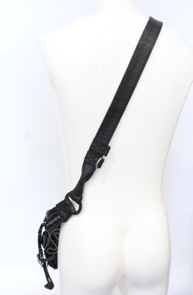 画像9: KMRii / ｘ gunda CUSTOM ORDER SHOLLDER　バッグ  ブラック O-25-06-22-022-KM-ba-YM-ZT286 (9)