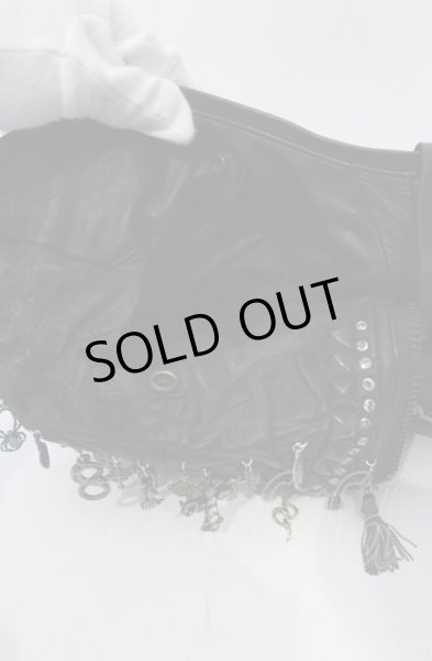 画像12: KMRii / ｘ gunda CUSTOM ORDER SHOLLDER　バッグ  ブラック O-25-06-22-022-KM-ba-YM-ZT286 (12)