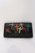 画像1: gunda / CROSS WALET 長財布  ブラックｘマルチ O-25-06-22-023-gu-0-YM-OS (1)