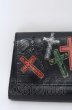 画像2: gunda / CROSS WALET 長財布  ブラックｘマルチ O-25-06-22-023-gu-0-YM-OS (2)