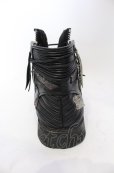 画像8: 14th Addiction / PATCH BOOTS　ブーツ 41（約27.5cm） ブラック O-25-06-22-024-14-sho-YM-OS