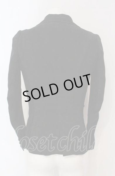 画像2: SHARE SPIRIT / 異素材切り替えテーラードジャケット 36（レディース） ブラック O-25-06-22-004-SH-ja-YM-OS (2)