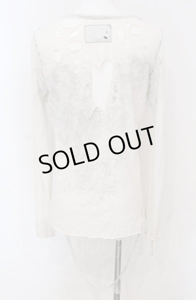 画像3: LGB / WM/LSV デストロイカットソー 1 ホワイト O-25-06-22-001-LG-to-YM-OS (3)