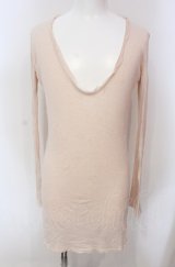 LGB / LSU/LG カシミア混カットソー 0（レディース） ピンクベージュ O-25-06-22-010-LG-to-YM-OS