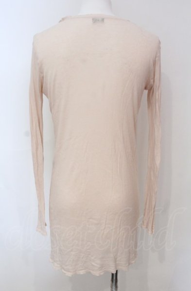 画像2: LGB / LSU/LG カシミア混カットソー 0（レディース） ピンクベージュ O-25-06-22-010-LG-to-YM-ZT371 (2)