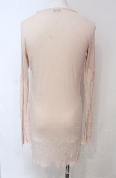 画像2: LGB / LSU/LG カシミア混カットソー 1（レディース） ピンクベージュ O-25-06-22-011-LG-to-YM-ZT381 (2)