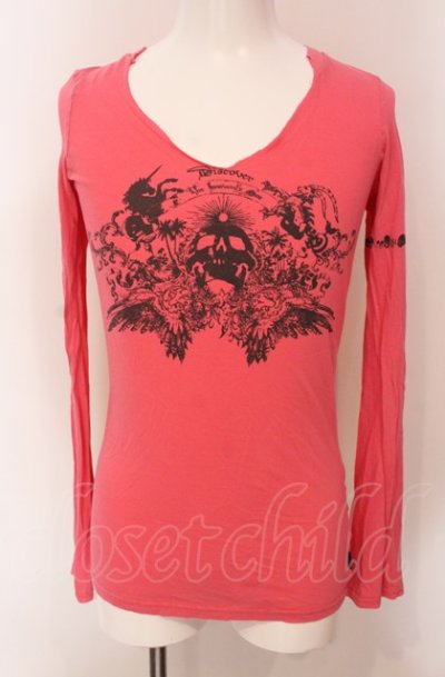 画像1: LGB / ROCK OFF FANTASY/LSC　カットソー 0（レディース） ピンク O-25-06-22-012-LG-ts-YM-OS
