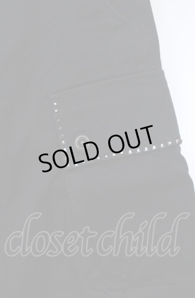 画像2: roar / クリスタルスタッズカーゴパンツ 1 ブラック O-25-06-22-017-ro-pa-YM-ZT381 (2)