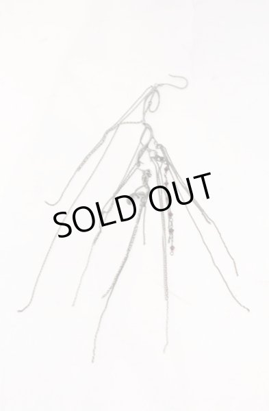 画像2: gunda / LEAF PI ピアス  ブラック O-25-06-22-019-gu-ac-YM-OS (2)