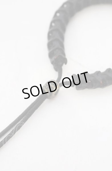 画像2: IFSIXWASNINE / 蛇骨ブレスレット  レッドｘブラック O-25-06-22-020-IF-ac-YM-OS (2)