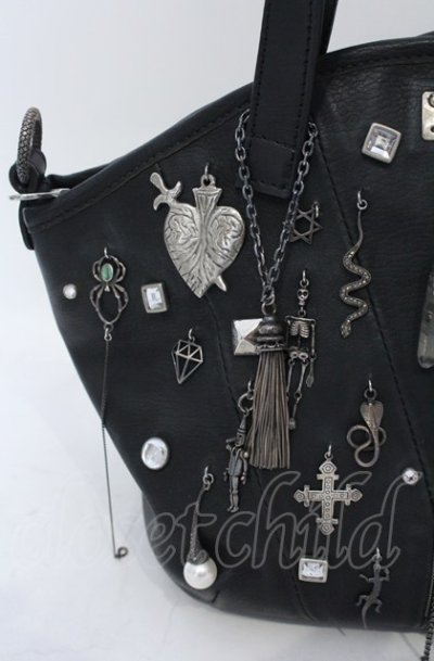 画像2: gunda / MOQUIP CUSTOM JUNK BAG　バッグ  ブラック O-25-06-22-021-gu-ba-YM-OS