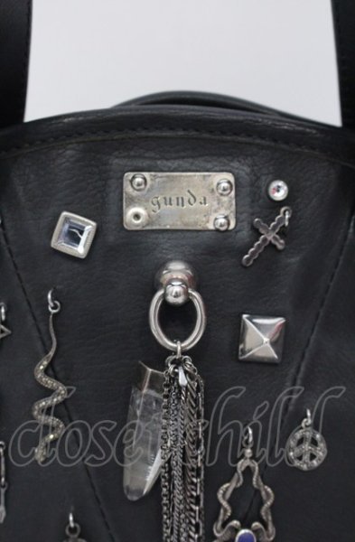 画像3: gunda / MOQUIP CUSTOM JUNK BAG　バッグ  ブラック O-25-06-22-021-gu-ba-YM-ZT308 (3)