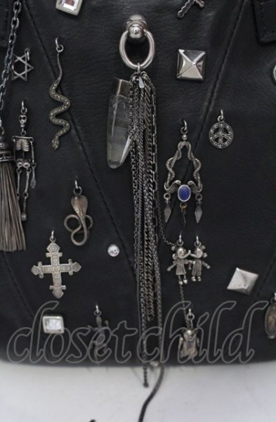 画像4: gunda / MOQUIP CUSTOM JUNK BAG　バッグ  ブラック O-25-06-22-021-gu-ba-YM-ZT308 (4)