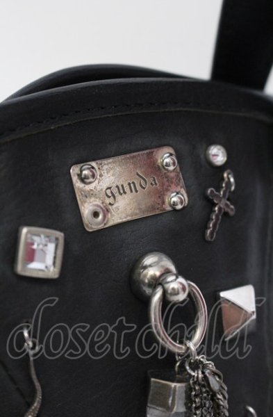 画像6: gunda / MOQUIP CUSTOM JUNK BAG　バッグ  ブラック O-25-06-22-021-gu-ba-YM-ZT308 (6)
