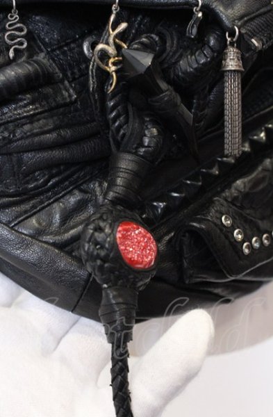 画像5: KMRii / ｘ gunda CUSTOM ORDER SHOLLDER　バッグ  ブラック O-25-06-22-022-KM-ba-YM-ZT286 (5)