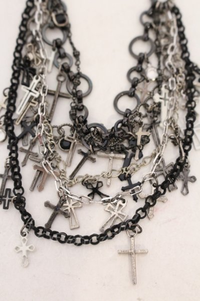 画像2: gunda / JUNK HEAVEN-4 BR　ブレスレット  ブラックｘシルバー O-25-07-08-006-gu-ac-YM-OS (2)