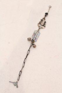 gunda / MILKY WAY PI （ミルキーウェイ ピアス） シルバーxホワイト