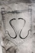 画像3: CIVARIZE / デストロイブリーチアシンメトリーブーツカットデニムパンツ 42 グレー O-25-08-24-031-CI-pa-YM-OS (3)