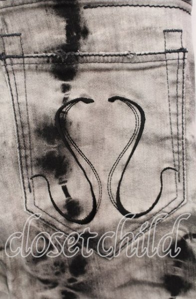 画像3: CIVARIZE / Flashハードブリーチスキニーデニムパンツ 42 グレー O-25-08-24-032-CI-pa-YM-ZT368 (3)