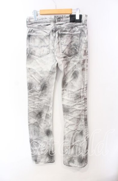 画像2: CIVARIZE / Foresight 箔加工コーティングブーツカットデニムパンツ 42 ホワイト O-25-08-24-033-CI-pa-YM-ZT368 (2)