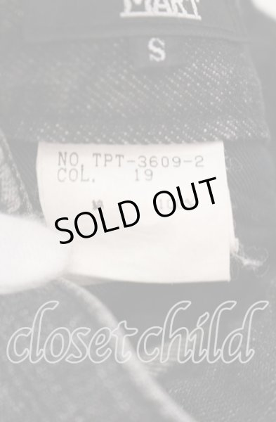 画像3: TORNADO MART / 立体裁断シューカットデニムパンツ S ブラック O-25-08-24-034-TO-pa-YM-OS (3)