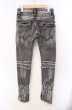 画像2: BUFFALO BOBS / 裾ZIPライダーススキニーデニムパンツ 1 グレー O-25-08-24-036-BU-pa-YM-OS (2)