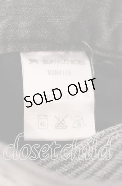 画像3: BUFFALO BOBS / 裾ZIPライダーススキニーデニムパンツ 1 グレー O-25-08-24-036-BU-pa-YM-OS (3)