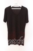 画像1: FUGA / シャドーペイズリーグラデーションTシャツ 44 レッド O-25-08-24-015-FU-ts-YM-OS (1)