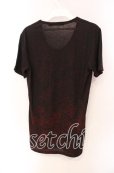 画像2: FUGA / シャドーペイズリーグラデーションTシャツ 44 レッド O-25-08-24-015-FU-ts-YM-OS (2)
