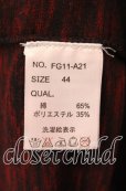 画像3: FUGA / シャドーペイズリーグラデーションTシャツ 44 レッド O-25-08-24-015-FU-ts-YM-OS (3)