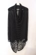 画像1: CIVARIZE / ローゲージネットニットカーディガン  ブラック O-25-08-24-002-CI-to-YM-ZT038 (1)