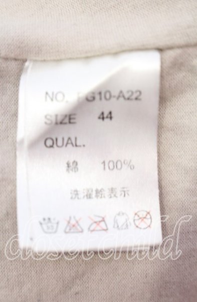 画像3: FUGA / ヴィンテージレタータンクトップ 44 グレー系 O-25-08-24-019-FU-ts-YM-ZT175 (3)