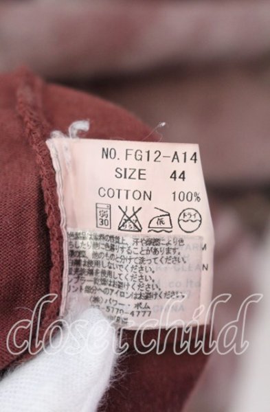 画像3: FUGA / ヴィンテージレターTシャツ 44 レンガ O-25-08-24-020-FU-ts-YM-ZT175 (3)