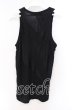 画像2: CIVARIZE / カッティングパッチワークグリッタータンクトップ 44 ブラック O-25-08-24-021-CI-to-YM-ZT175 (2)