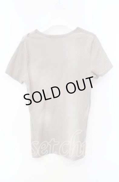 画像2: CIVARIZE / ヴィンテージメッセージ総柄Tシャツ 44 ライトブラウン O-25-08-24-022-CI-ts-YM-OS (2)